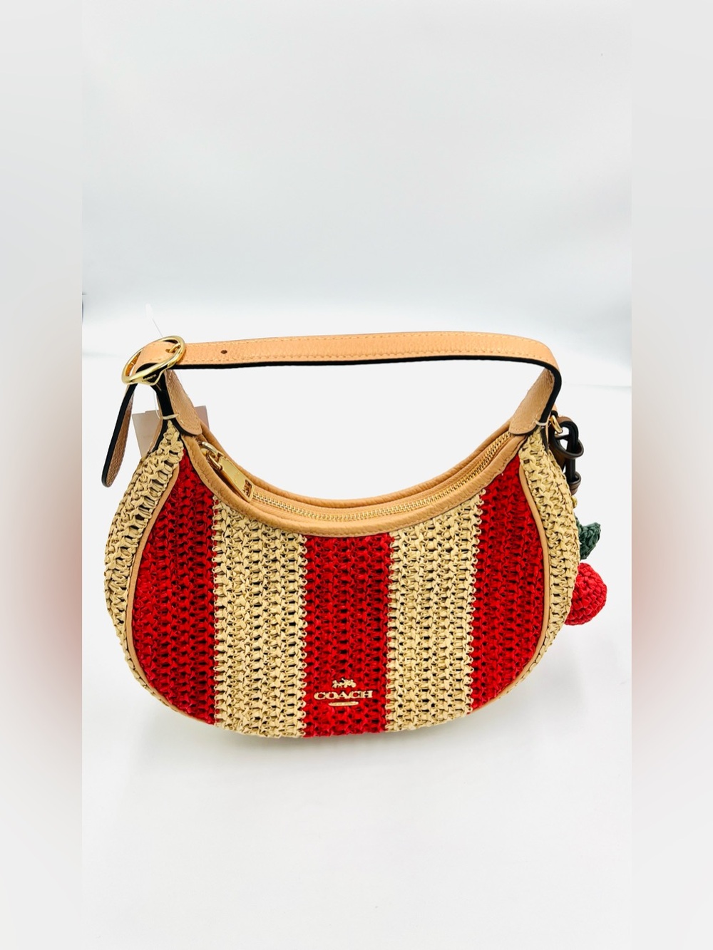Coach Emily Shoulder/Crossbody Bag With Charm NWT - Picture 2 of 11